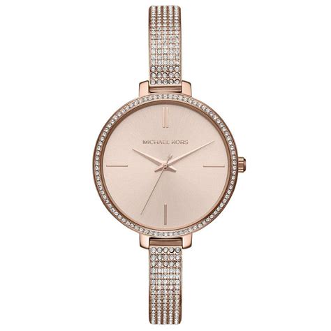 michael michael kors women's jaryn silicone strap watch|Michael Kors Jaryn Analog Rose Gold Dial Pink Steel Strap .